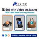 Game-Changer for Sellers: You Can Now Post Free Reel Video Ads with Your Listings on Jax.ng!